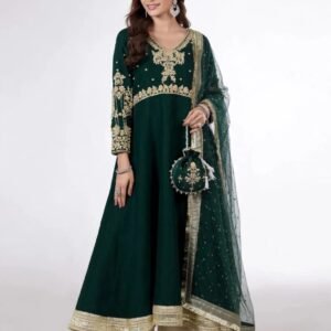 Sheesha Silk Party Wear Maxi