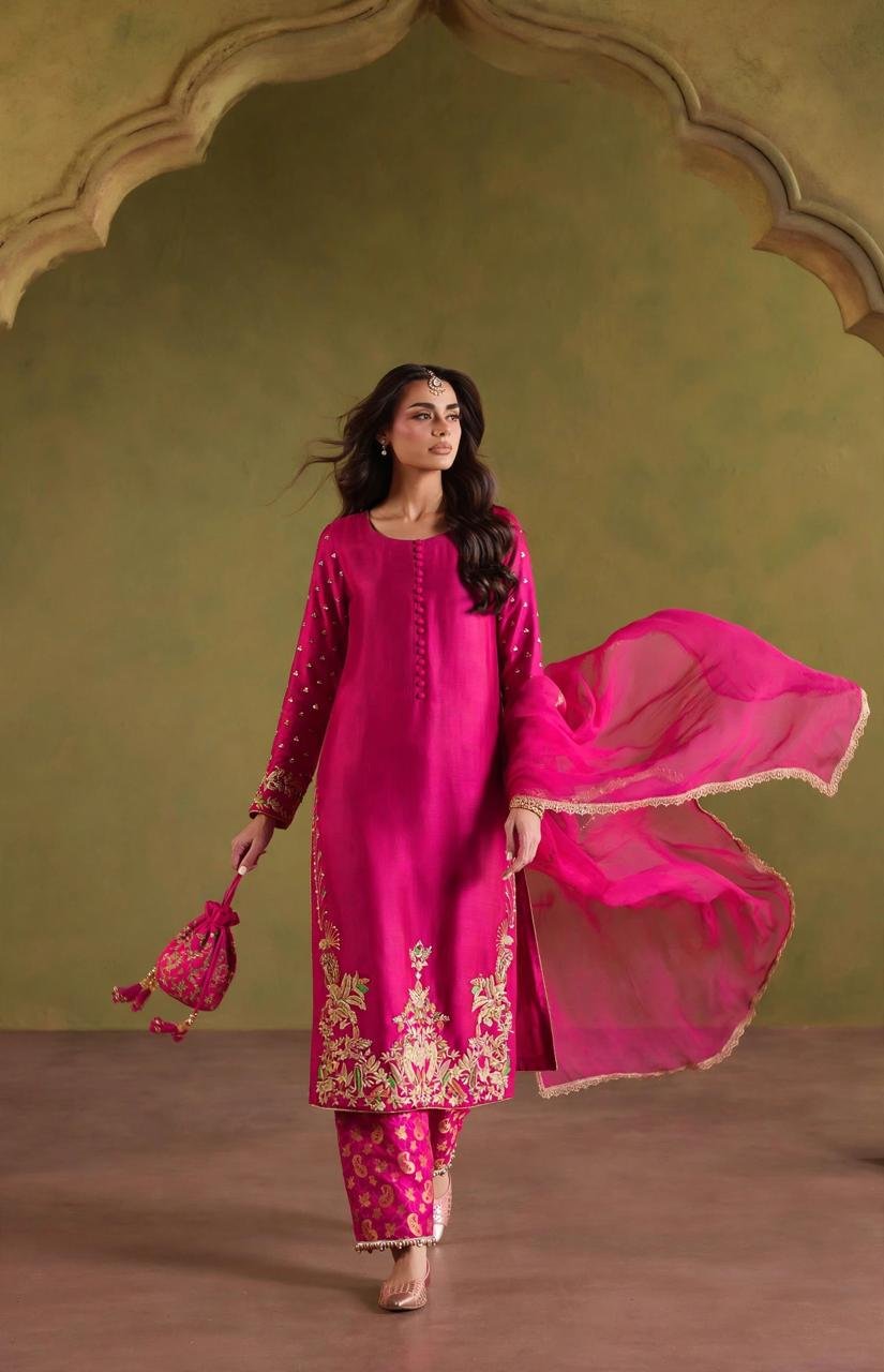 Pure Sheesha Silk Party Wear Shirt