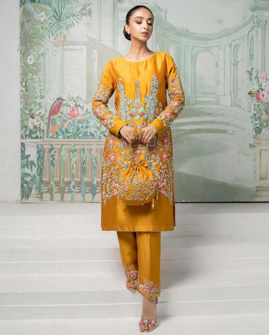 Pure Sheesha Silk Party Wear Shirt