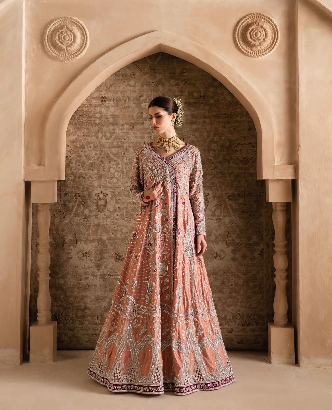 Pure Sheesha Silk Heavy Party Wear Maxi