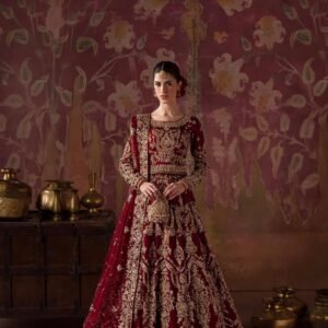 Fabric pure sheesha silk Lengha choli bridal